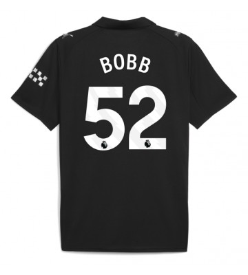 Manchester City Oscar Bobb #52 Seconda Maglia 2025-26 Manica Corta